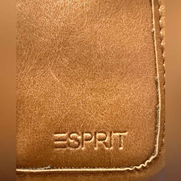 Esprit Vintage Mini Backpack Purse - Tan Vegan Leather - Picture 2 of 13